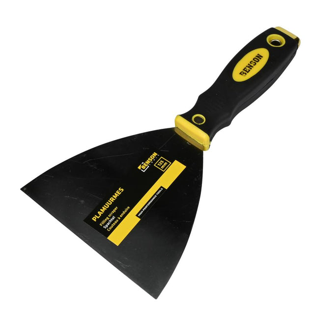 Benson Plamuurmes 5" (12,7 cm) - RVS - Soft Grip - Afgerond