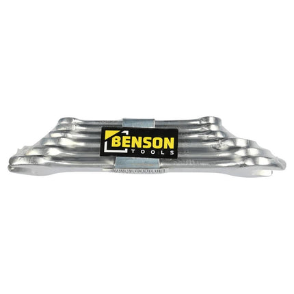 Benson Steeksleutelset - 6-delig - 6 t/m 17 mm - Chroom-Vanadiumstaal