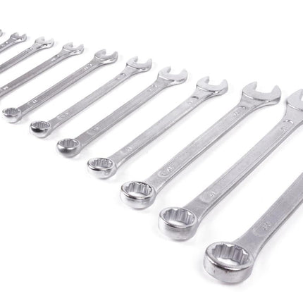 Benson Ring-steeksleutelset - 12-delig - 6 t/m 22 mm - Inclusief Rol-etui