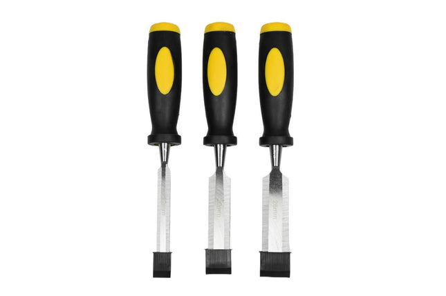 Benson Pro Houtbeitelset - 3-delig - 12, 20 & 26 mm - Ergonomische Grip