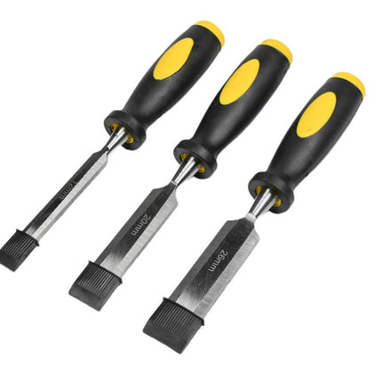 Benson Pro Houtbeitelset - 3-delig - 12, 20 & 26 mm - Ergonomische Grip
