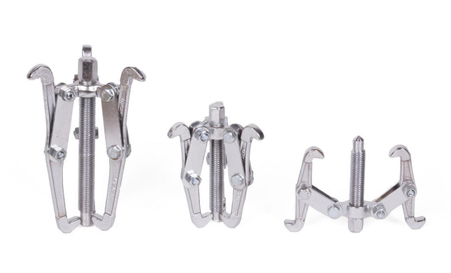 Hofftech Poulietrekker Set – 3-delig – Chroom-Vanadium – Voor Binnen- en Buitengrip