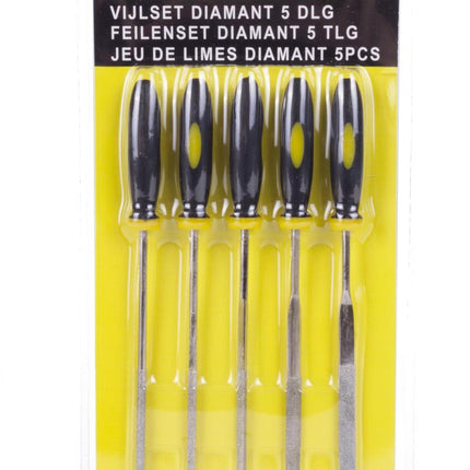 Benson Mini Diamantvijlset - 5-delig - 150 mm - Diamond Edition