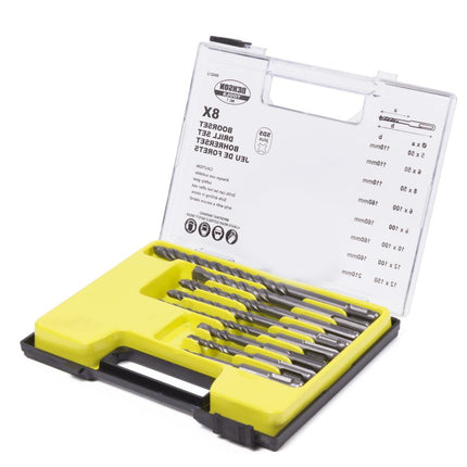 Benson Betonboorset SDS Plus - 8-delig - Inclusief Koffer - Voor Beton & Steen