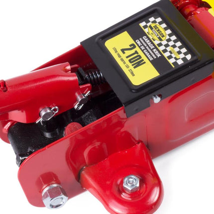 Benson Hydraulische Garagekrik – 2 Ton – Inclusief Kunststof Koffer – Verrijdbaar
