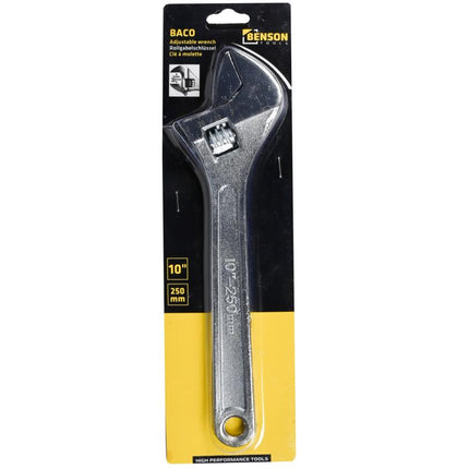 Benson Verstelbare Moersleutel - 10" (250 mm) - 31.5 mm Bek - Ergonomisch