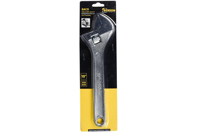 Benson Verstelbare Moersleutel - 10" (250 mm) - 31.5 mm Bek - Ergonomisch