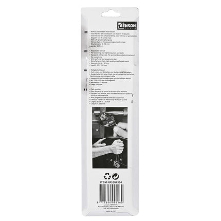 Benson Verstelbare Moersleutel - 10" (250 mm) - 31.5 mm Bek - Ergonomisch