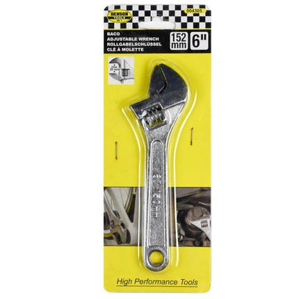 Benson Verstelbare Moersleutel - 6" (15 cm) - Chroom-Vanadium - Schaalverdeling