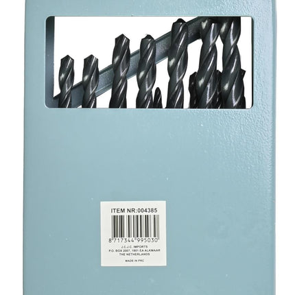 Benson Metaalborenset - 19-delig - HSS - In Stevige Stalen Cassette (1-10 mm)