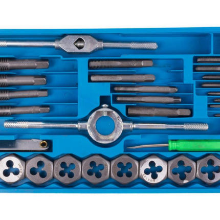 Benson Tap- en Snijset - 40-delig - M3 t/m M12 - Inclusief Opbergkoffer