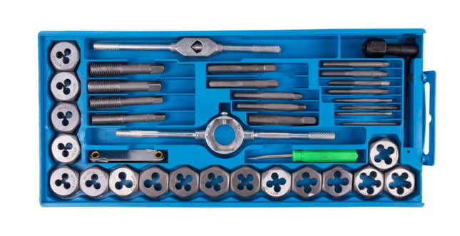 Benson Tap- en Snijset - 40-delig - M3 t/m M12 - Inclusief Opbergkoffer