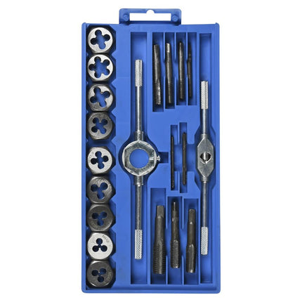 Benson Tap- en Snijset - 20-delig - Metrisch M3 t/m M12 - Inclusief Cassette