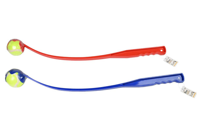 Benson Ballenwerper voor Honden - 65 cm - Inclusief Tennisbal - Rood