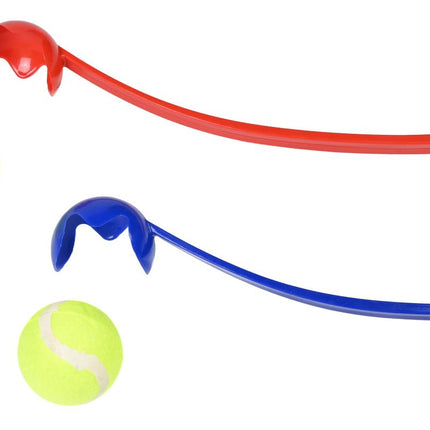 Benson Ballenwerper voor Honden - 65 cm - Inclusief Tennisbal - Rood
