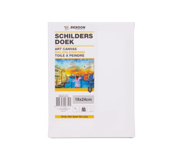 Benson Schildersdoek 18 x 24 cm - 100% Katoen - 280 g/m²