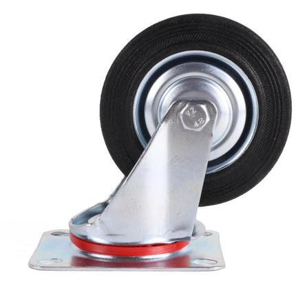 Benson Zwenkwiel - 100 mm - 70 kg Draagvermogen - Massief Rubber