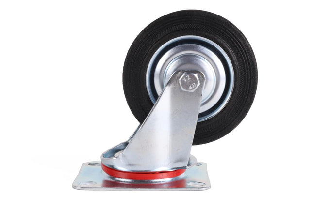 Benson Zwenkwiel - 100 mm - 70 kg Draagvermogen - Massief Rubber