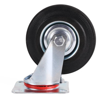 Benson Zwenkwiel - 125 mm - 100 kg Draagvermogen - Massief Rubber