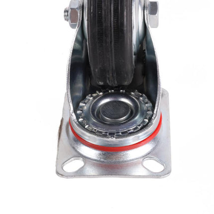Benson Zwenkwiel met Rem - 75 mm - 40 kg Draagvermogen - Stalen Velg