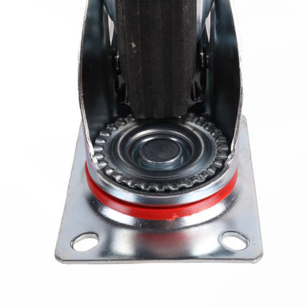 Benson Zwenkwiel met Rem 160 mm - 130 kg - Slijtvast Rubber