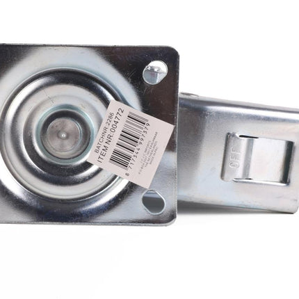 Benson Zwenkwiel met Rem 160 mm - 130 kg - Slijtvast Rubber