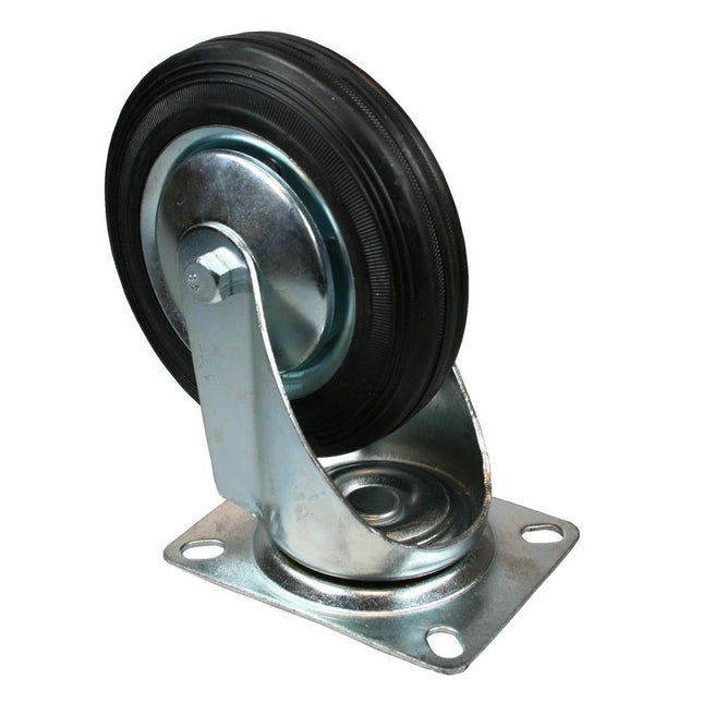 Benson Zwenkwiel 160 mm - 140 kg Draagvermogen - Massief Rubber