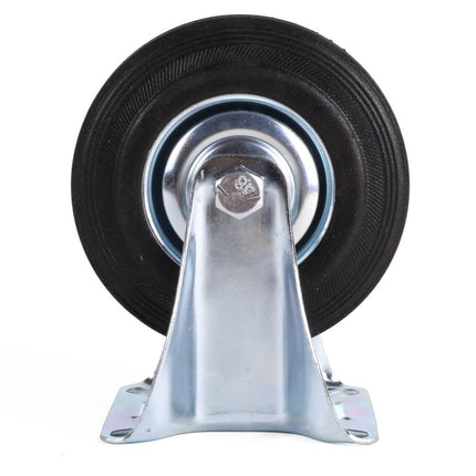 Benson Bokwiel 125 mm - 100 kg Draagvermogen - Zwart Rubber
