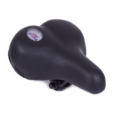 Benson Comfort Fietszadel - Gel & Vering - Waterdicht - Unisex - Zwart