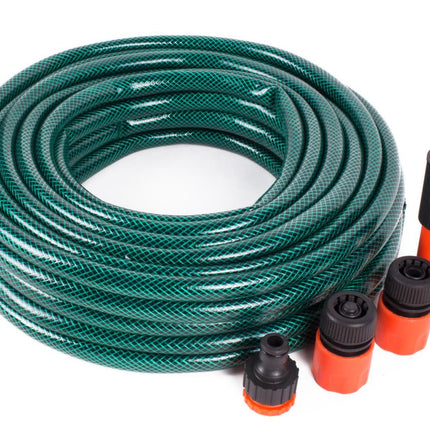 Benson Complete Tuinslangset - 15 Meter - Inclusief Spuit & Koppelingen