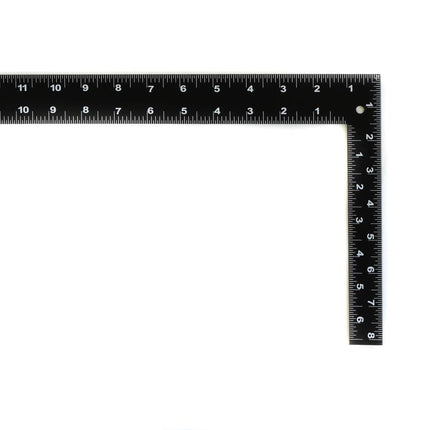 Benson Winkelhaak – 300 x 200 mm – Zwart/Wit – Metrisch & Inch