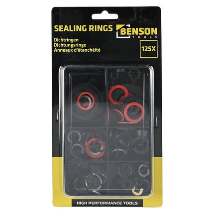Benson Afdichtingsringen Assortimentsbox – 125-delig – Universeel