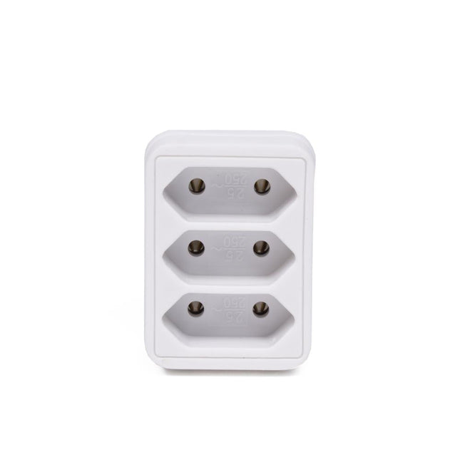 Benson Stekker Triplo – 3-voudige Verdeelstekker – Wit – Compact