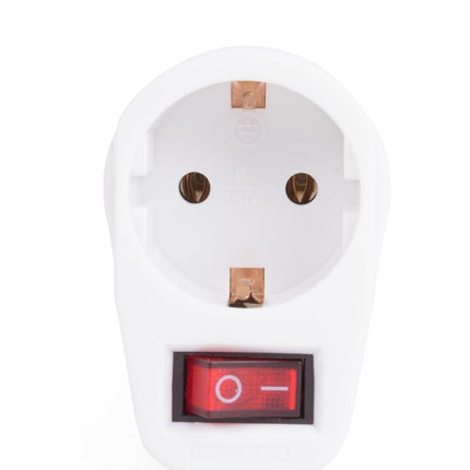 Benson Stopcontact met Schakelaar - Randaarde - 3500 Watt - Wit