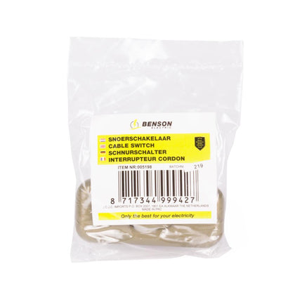 Benson Snoerschakelaar – Goud – 450 Watt – CE & VDE Keurmerk