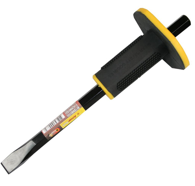 Benson Koudbeitel - 300 x 20 mm - Plat - Met Handbescherming & Softgrip