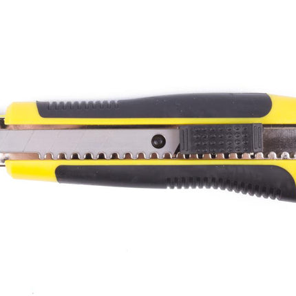 Benson Profi Afbreekmes - 18 mm - Geel - Metalen Messenhuis