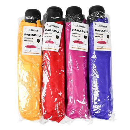 Benson Mini Paraplu - Compact & Opvouwbaar - Windbestendig - 25 cm - Lichtgewicht