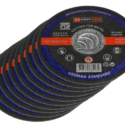 Hofftech Metaal Doorslijpschijf - Ø 115 mm - Ultradun (1.0 mm)