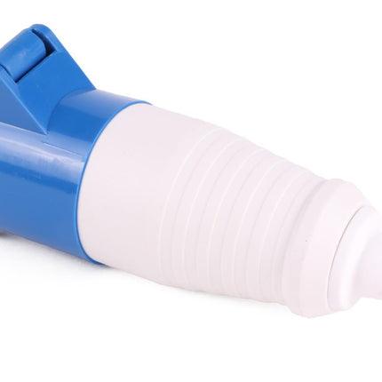 Benson 3-polige CEE Koppeling - 16A - Spatwaterdicht - Blauw - 132 mm