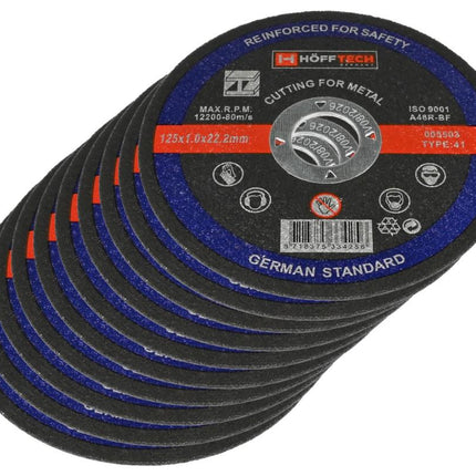 Hofftech Metaal Doorslijpschijf - Ø 125 mm - Ultra Dun (1.0 mm)