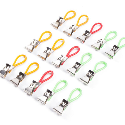 Benson Handdoekknijpers met Klemlippen - 15 stuks - Assorti Kleuren