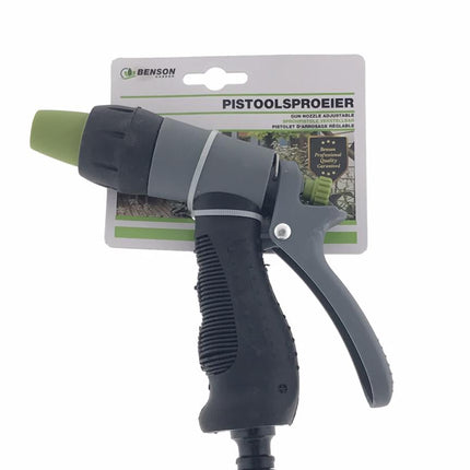 Benson Verstelbare Pistoolsproeier - 3/4" Aansluiting - Ergonomisch & Duurzaam