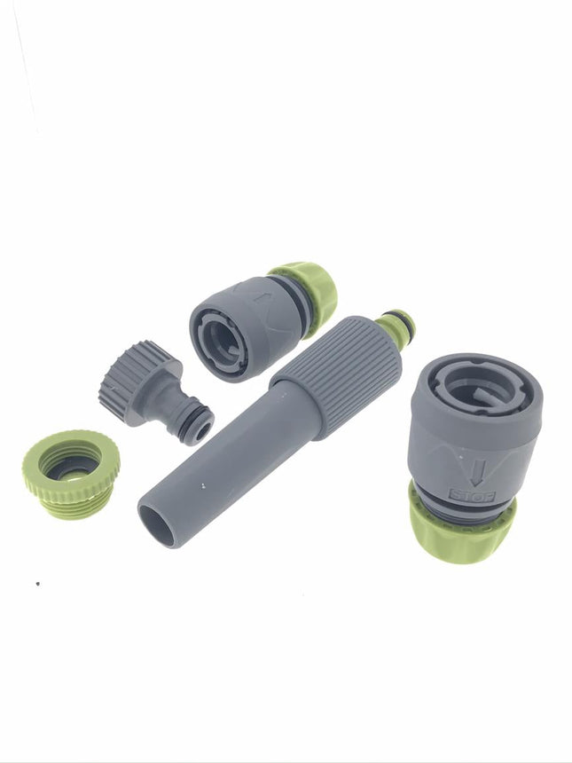 Benson Tuinslangkoppelingen Set - 5-Delig - Inclusief Spuitpistool - 1/2"
