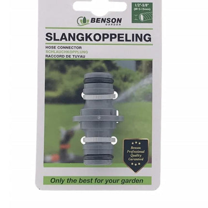 Benson Slangkoppeling 1/2" - 5/8" - Voor Tuinslang Verlenging