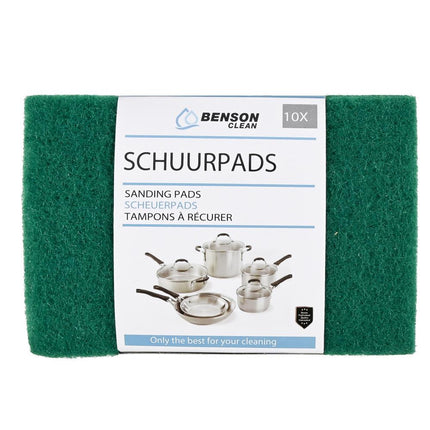 Benson Schuurpads 10-delig - Multifunctioneel - 14,5 x 10 cm