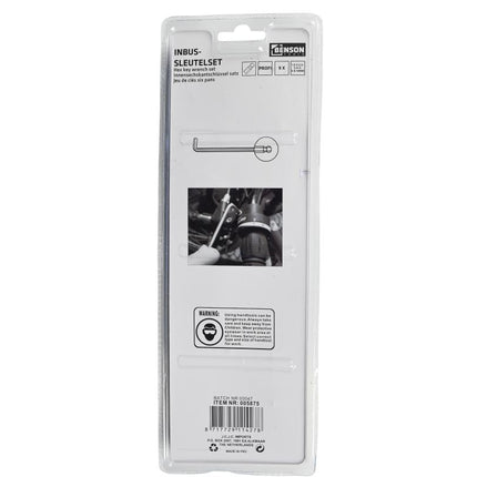 Benson Inbussleutelset Profi - 9-delig - 1.5 t/m 10 mm - Bolkop - Cr-V