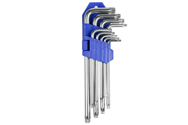 Benson Torx Sleutelset Profi - 9-delig - Lange uitvoering - T10 t/m T50
