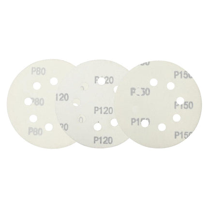 Benson Schuurschijven Set - Ø 125 mm - 10-delig - K80/120/150