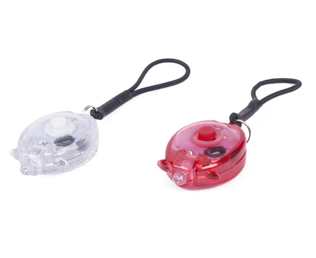 Benson Mini Fietslicht Set - Rood & Wit - 2-delig - Inclusief Batterijen - 130 uur Brandduur